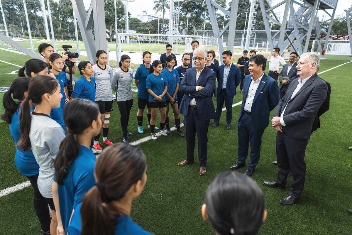 AFC President Hails Football Development Efforts In Singapore